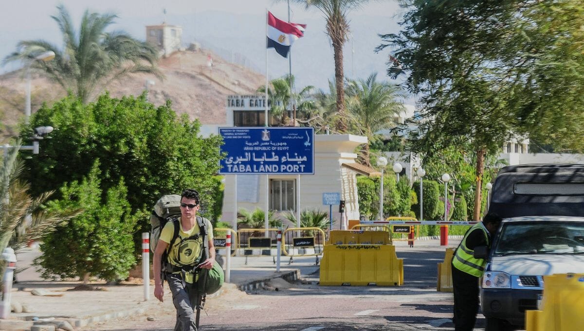 Grenzübergang Taba zwischen Ägypten und Israel