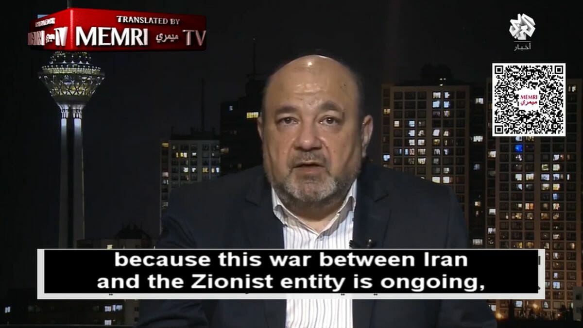 Der iranische Politikanalyst und Chefredakteur von Iran Diplomatic, Emad Abshenas