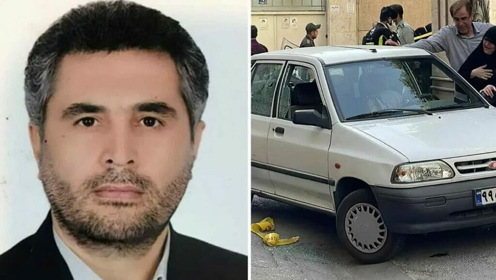 Quds-Brigaden-Offizier Hassan Sayad Khodayari wurde in Teheran in seinem Auto erschossen