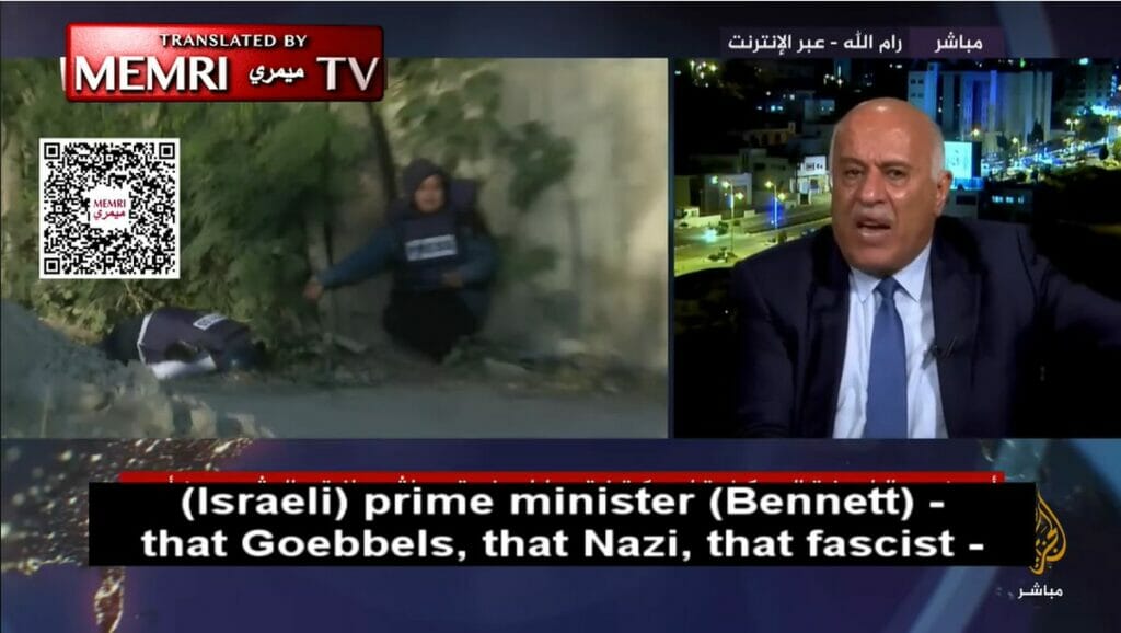 Der Sekretär des Zentralkomitees der Fatah-Bewegung, Jibril Rajoub
