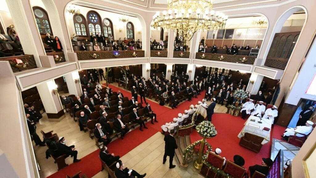 Israels Präsident Herzog spricht vor der jüdischen Gemeinde in Istanbul