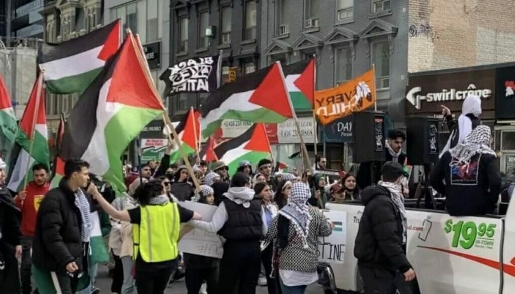 Antisemtische Demonstration in Toronto