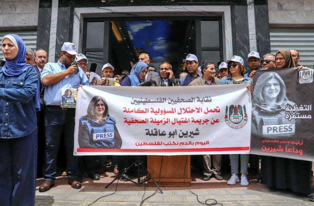 Geht es gegen Israel, schreibt der Palästinensische Journalistenverband sich die Pressefreiheit auf die Fahnen. Frieden und Versöhnung betrachtet er dagegen als Verletzung des »Rechts des palästinensischen Volkes«. (© imago images/ZUMA Wire)