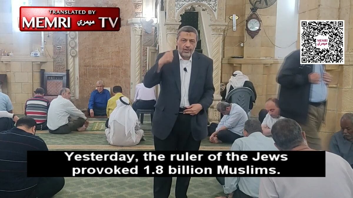 Der palästinensische Islamgelehrte Mohammad Afeef Shadid