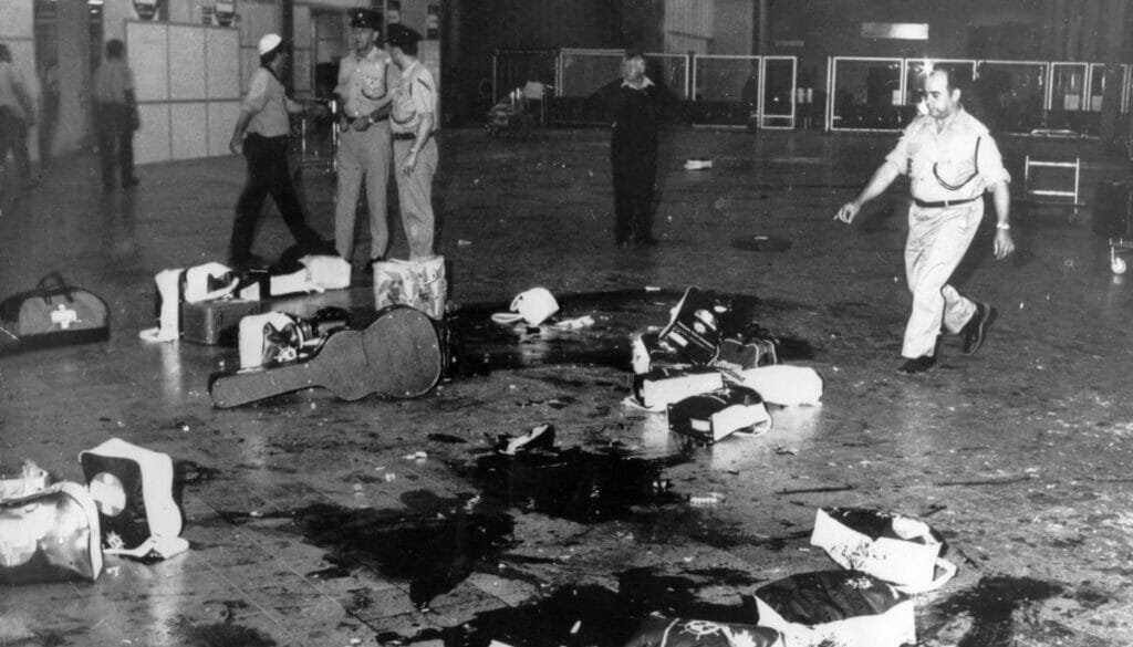 Massaker der Japanischen Rote Armee Fraktion am israelischen Flughafen Lod 1972