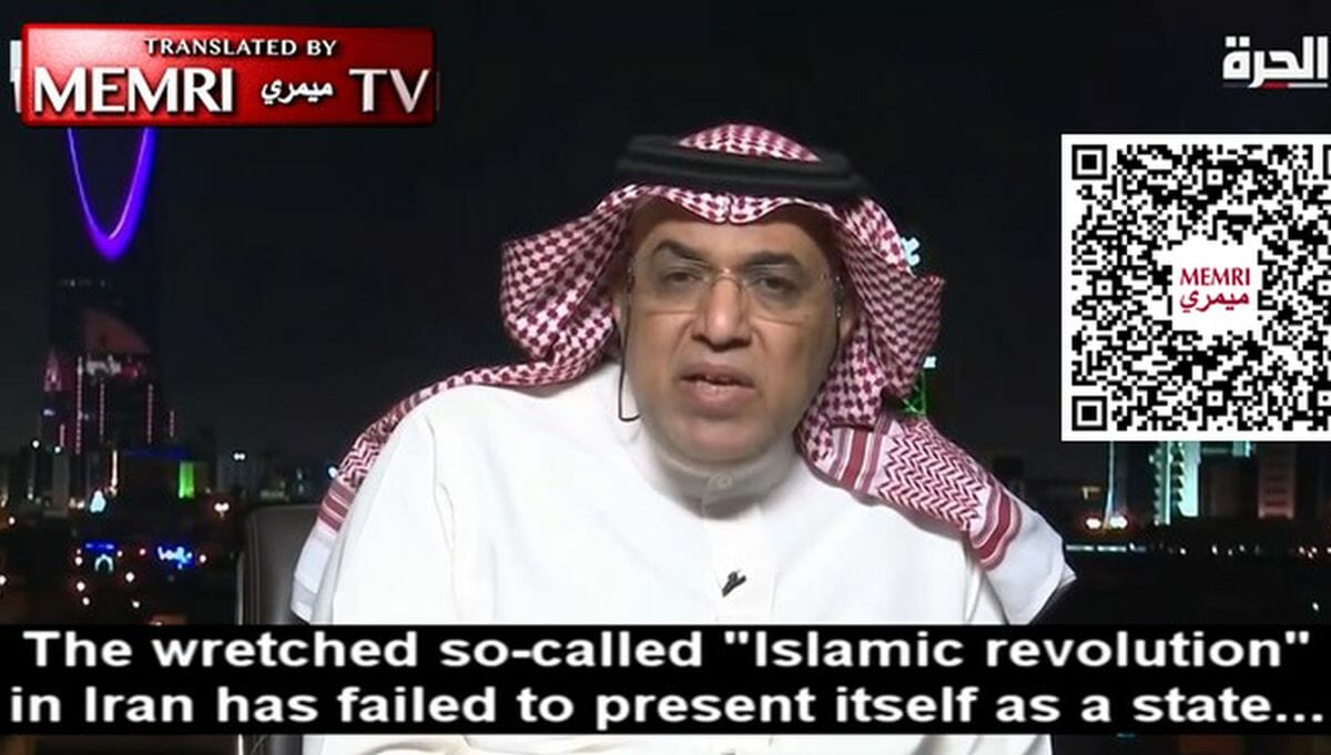 Der saudische Journalist Salem Al-Yami griff den Iran scharf an