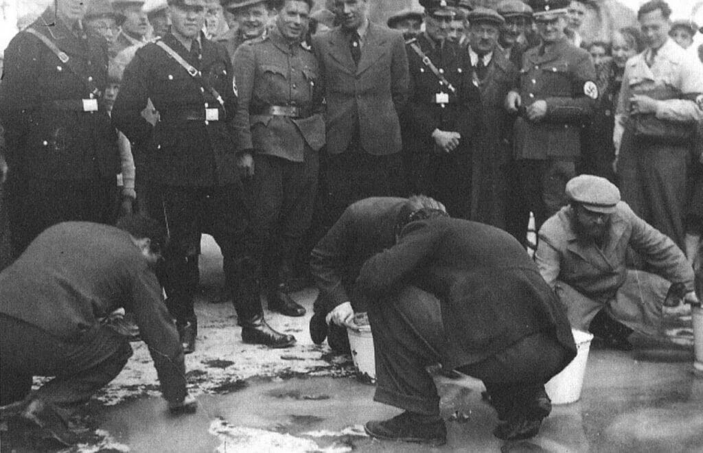 »Reibpartie« von Badener Juden