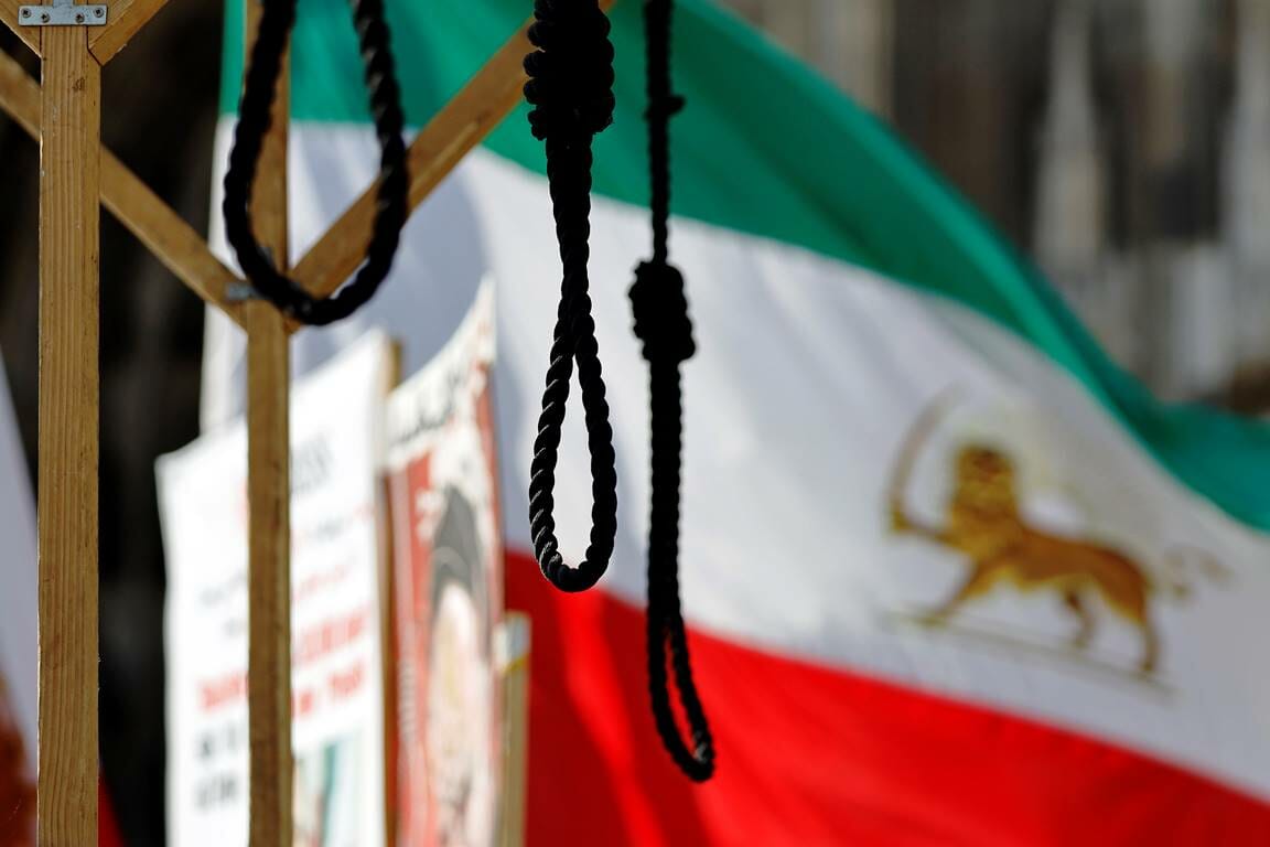 Demonstration gegen Hinrichtungen im Iran im vergangenen Jahr in Köln. (© imago images/Future Image)
