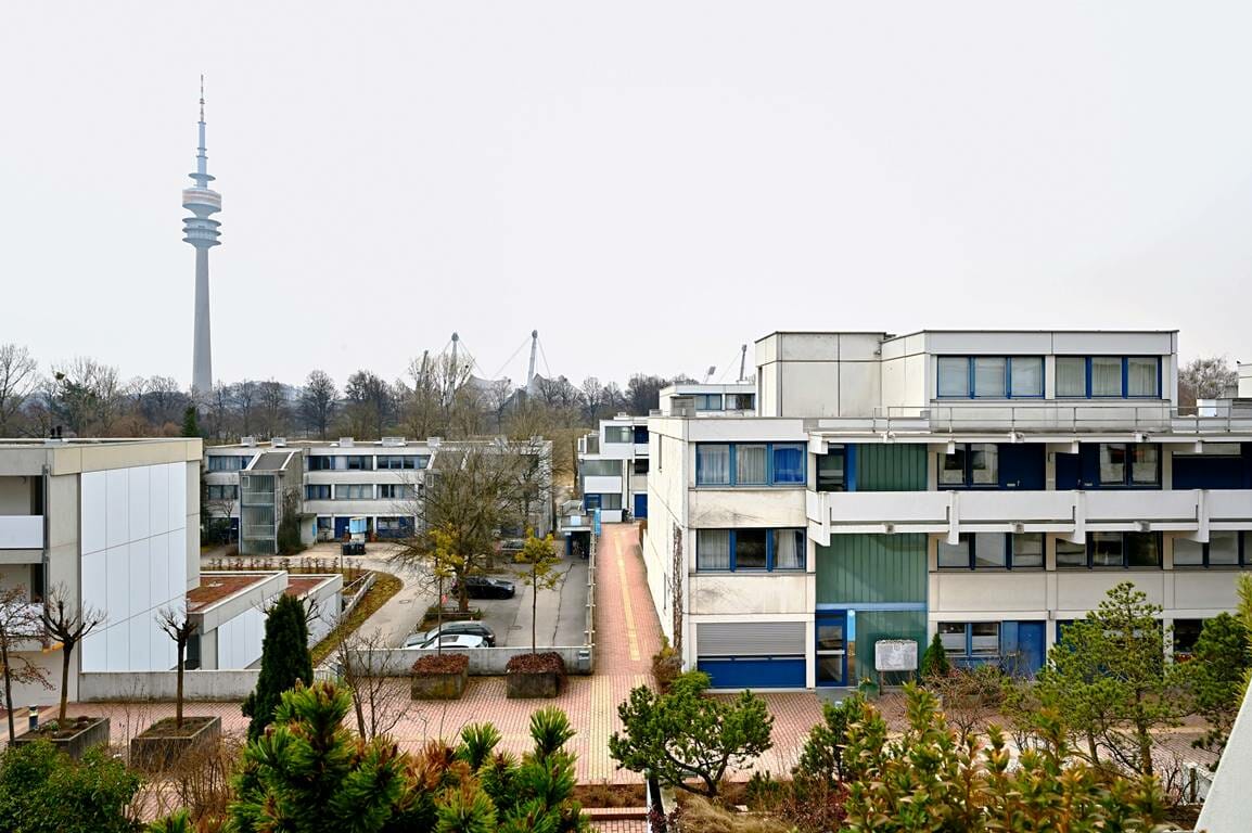 Schauplatz der Geiselnahme: München, Olmpisches Dorf, Connollystraße 31 (© imago images/Rolf Poss)