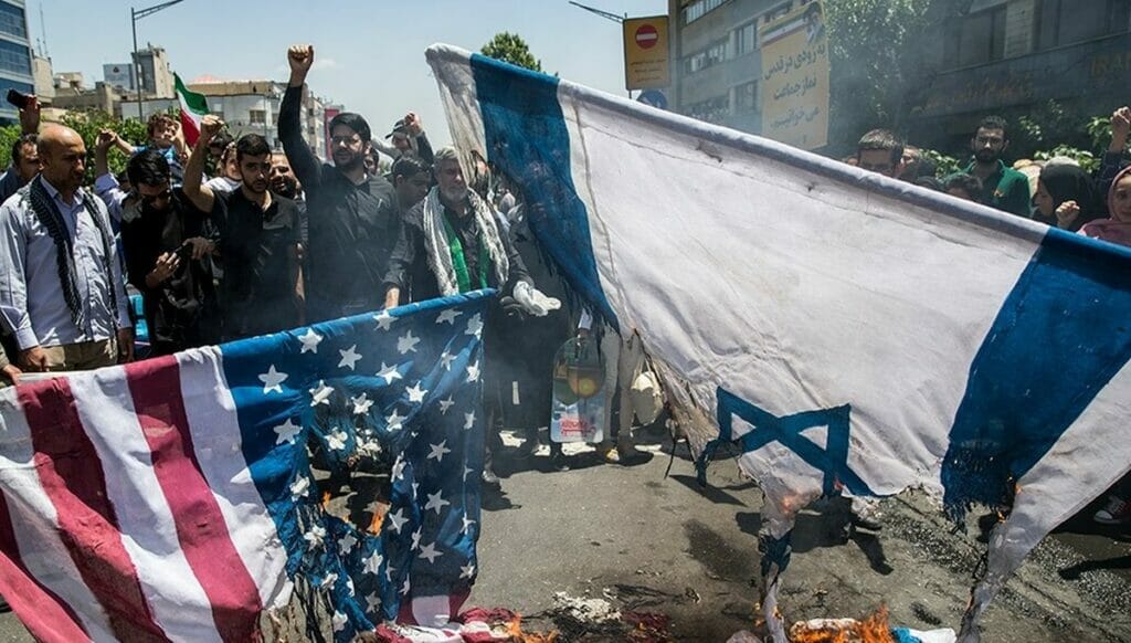 Demonstration in der iransichen Hauptstast Teheran