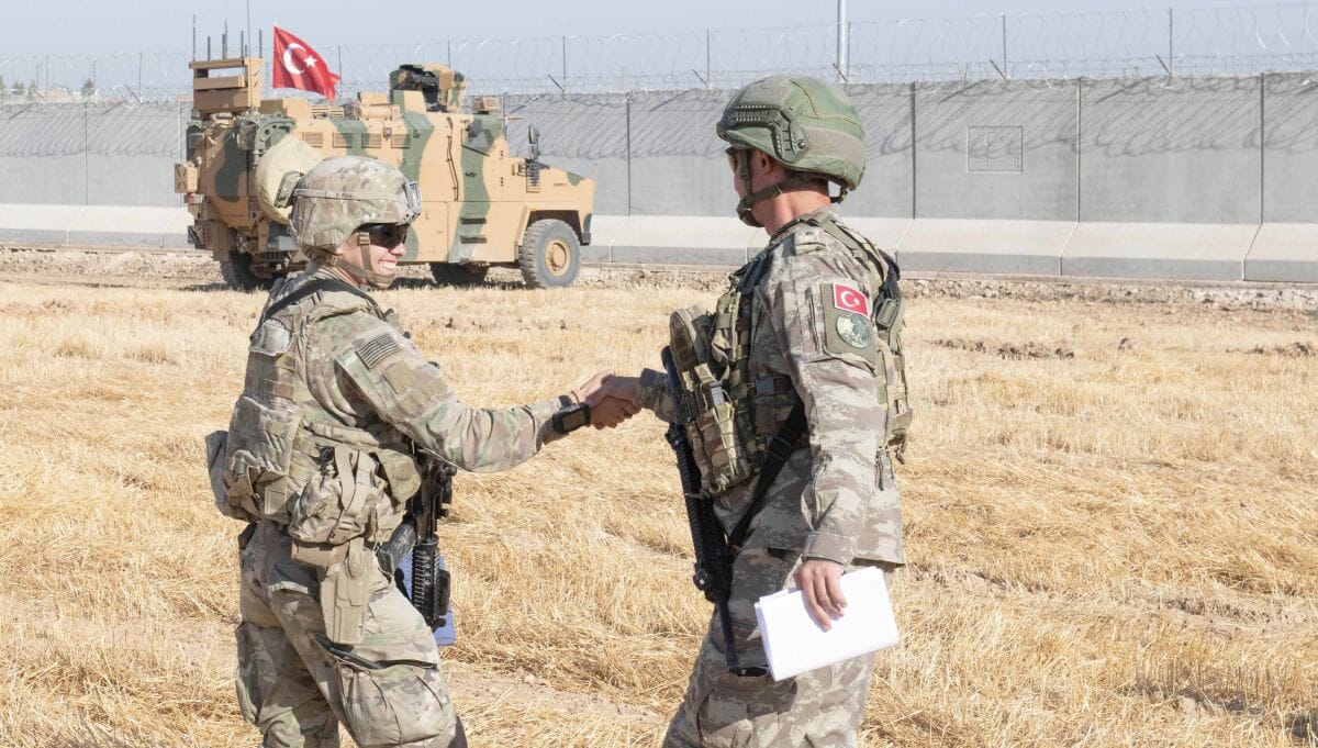 Türkische und US-Truppen im Norden Syriens