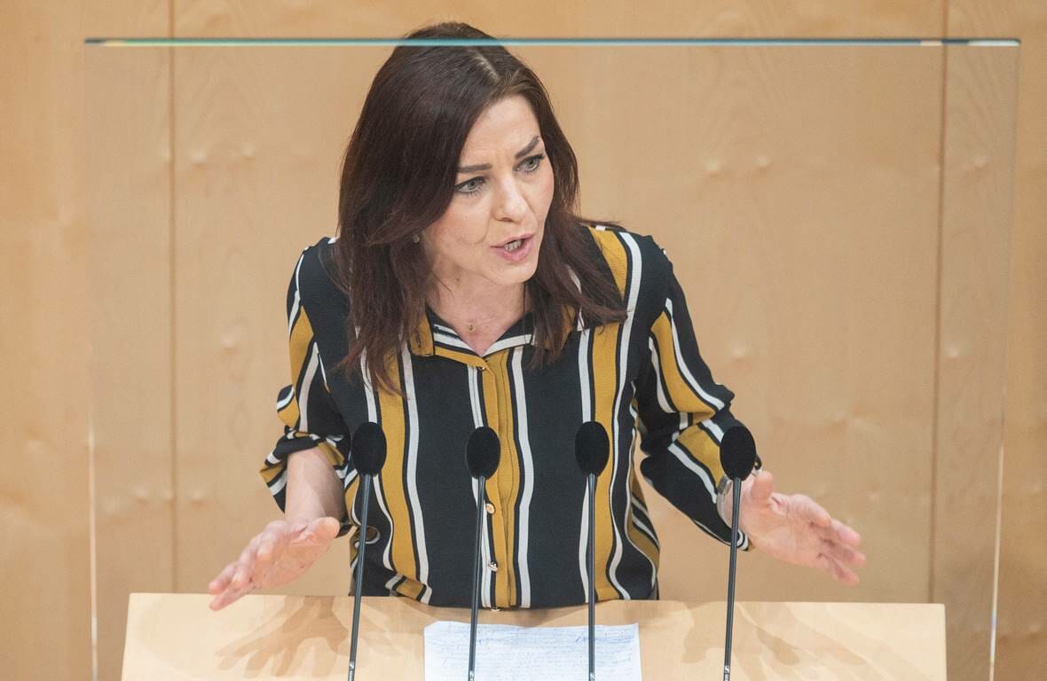 Die außenpolitische Sprecherin der österreichischen Grünen, Ewa Ernst-Dziedzic. (© imago images/SEPA.Media)