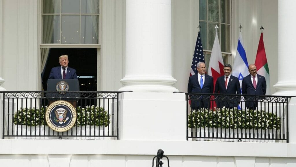 Unterzeichung der Abraham-Verträge im Weißen Haus in Washington