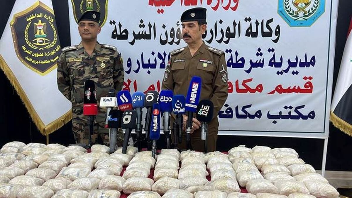 Irakische Behörden haben in der Provinz Anbar eine Mio. Captagon-Pillen beschlagnahmt