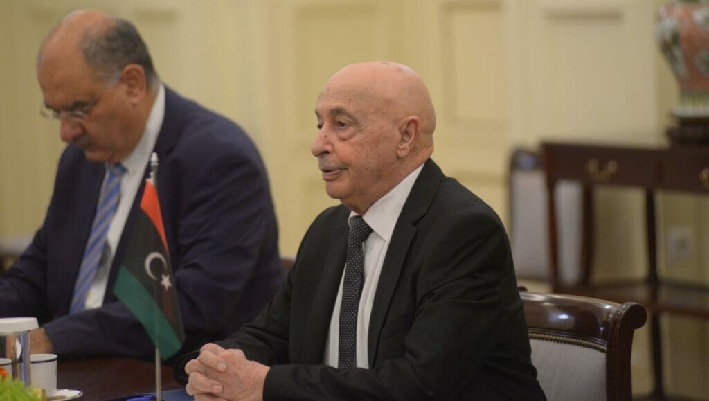 Der Sprecher des Repräsentantenhauses in Ostlibyen, Aquila Saleh