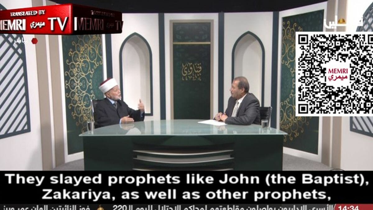 Scheich Muhammad Hussein, der Mufti von Jerusalem der Palästinensischen Autonomiebehörde