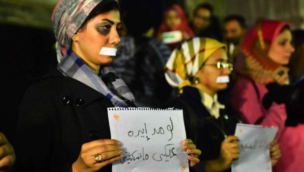 Demonstration gegen Gewalt an Frauen in Ägypten