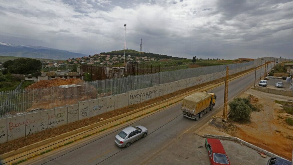 Grenze zwischen dem Libanon und Israel