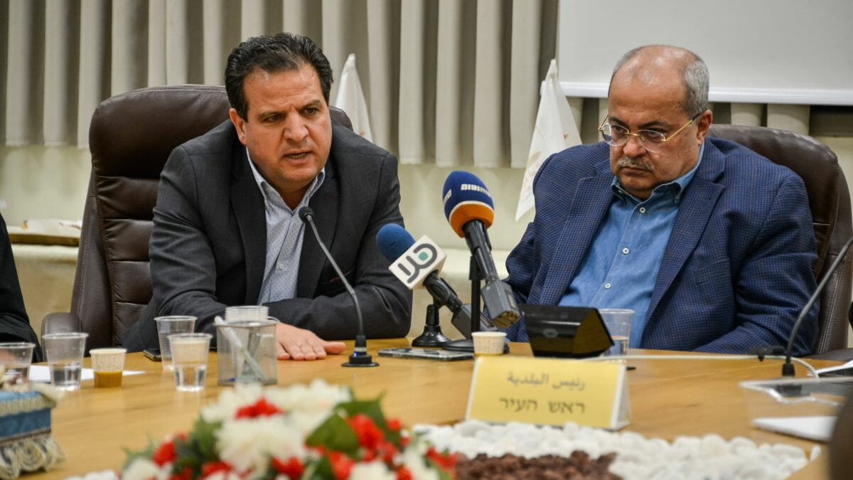 Ayman Odeh und Ahmad Tibi haben ihren Büdnispartner in der Vereinigten Liste verloren