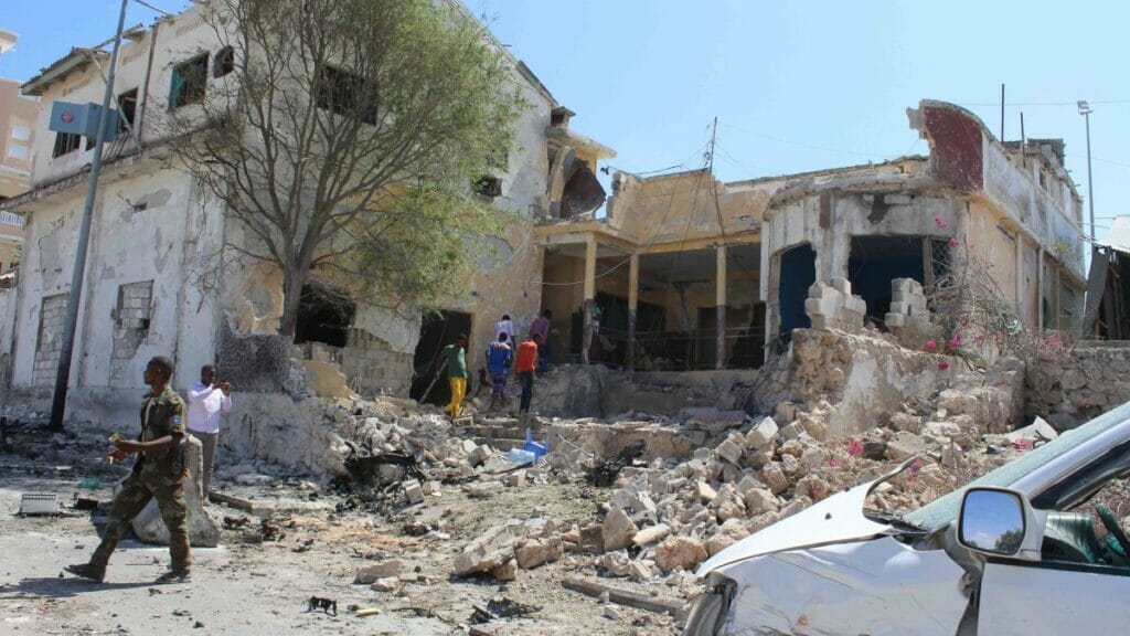 Anschlag der Al-Shabaab-Milizen in Somalia