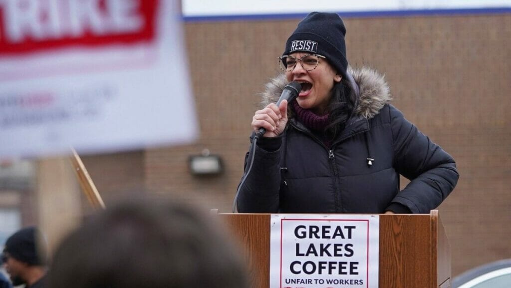 Die demokratische US-Abgeordnete Rashida Tlaib