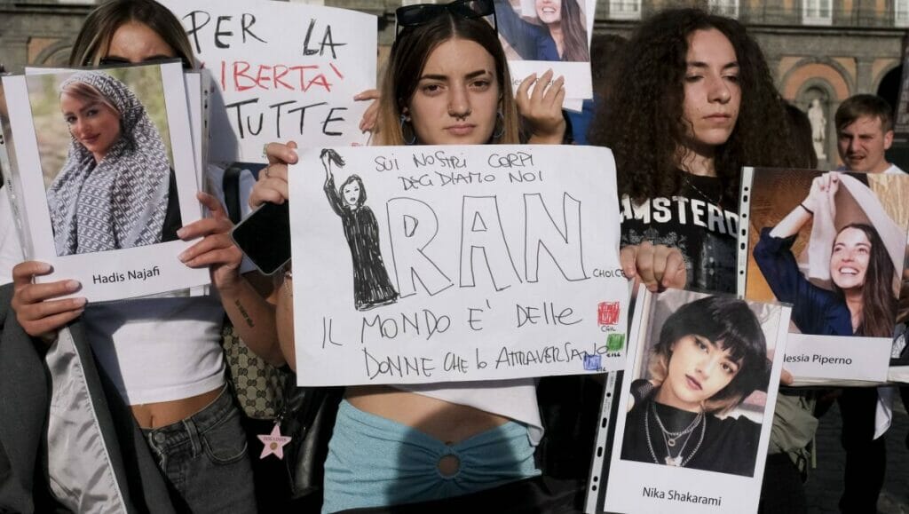 Solidartätsdemonstration mit den Protesten im Iran
