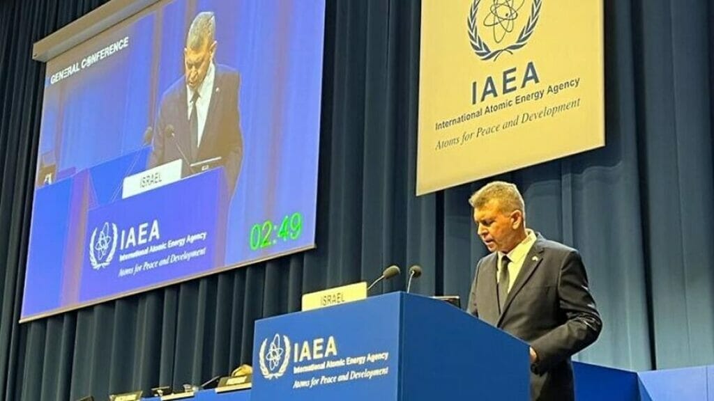 Der Leiter der israelischen Atomenergiekommission, Moshe Edri