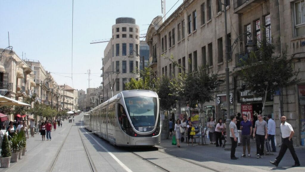 Israels Hauptstadt: Die Jaffastraße im Westen Jerusalems