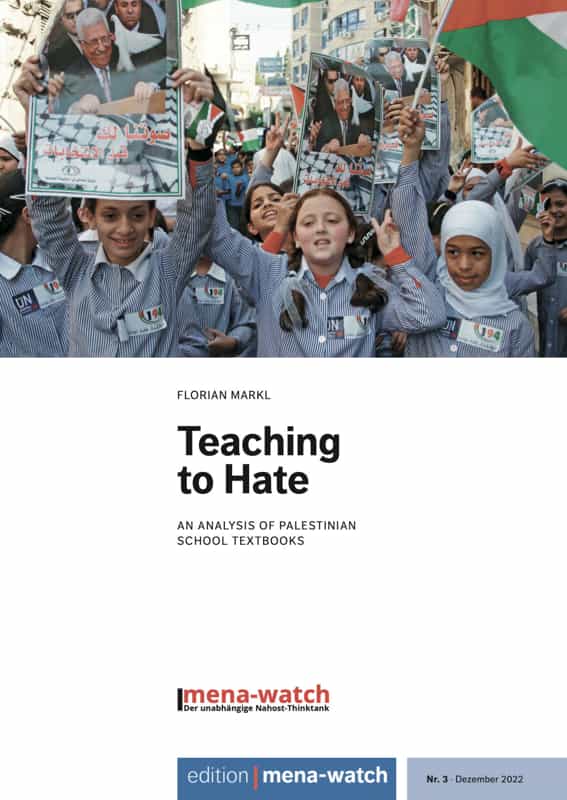 An Analysis of Palestinian school books teaching to hate