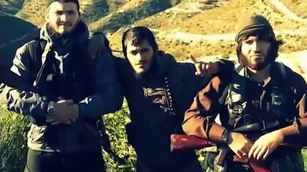 Aus Russland stammende Kämpfer des Islamischen Staates in Syrien