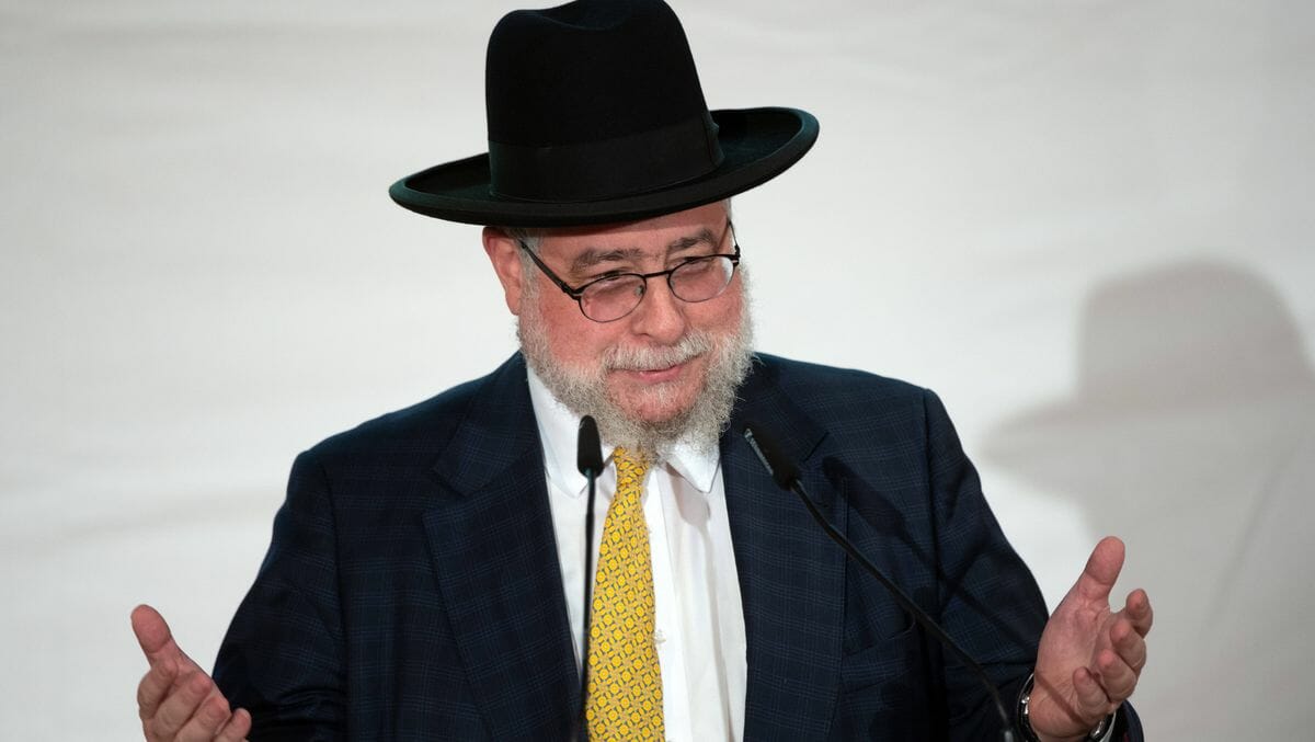 Der ehemalige Oberrabbiner von Moskau, Pinchas Goldschmidt