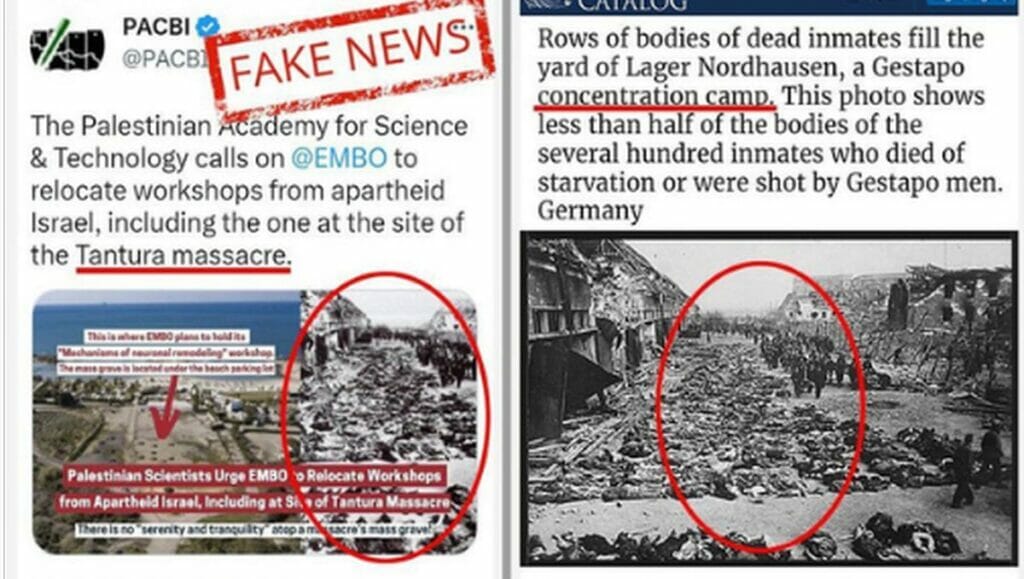 BDS-Organisation lügt Nazi-KZ zu israelischem Massaker an Palästinensern um