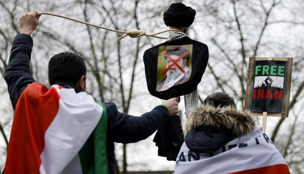 Solidaritätsdemonstration mit den Protesten im Iran