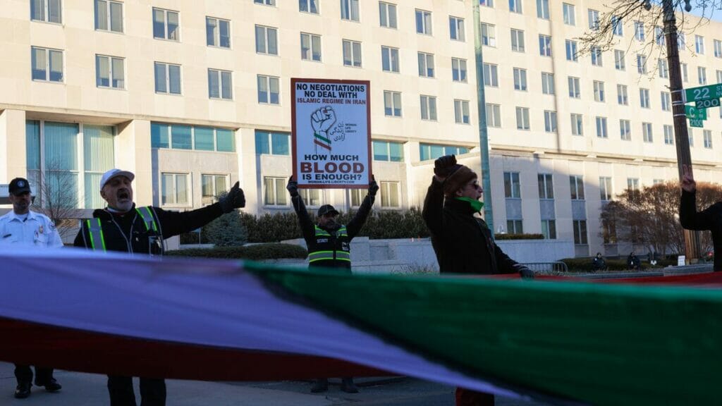 Atomwaffenprogramm: Demonstration gegen Verhandlungen mit dem Iran