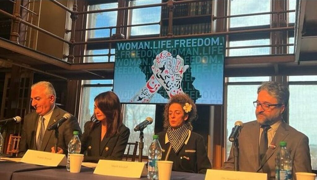 Teile der iranischen Opposition im Ausland kommen zu Treffen in Washington zusammen