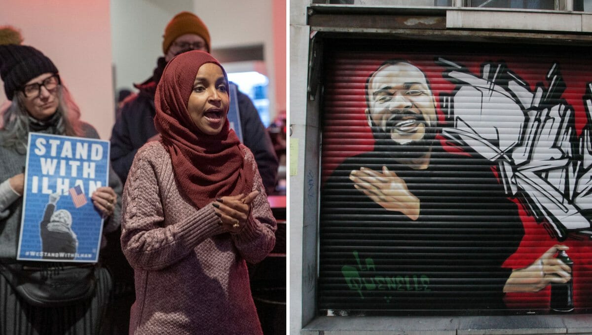 Ilhan Omar und Dieudonné M’Bala M’Bala