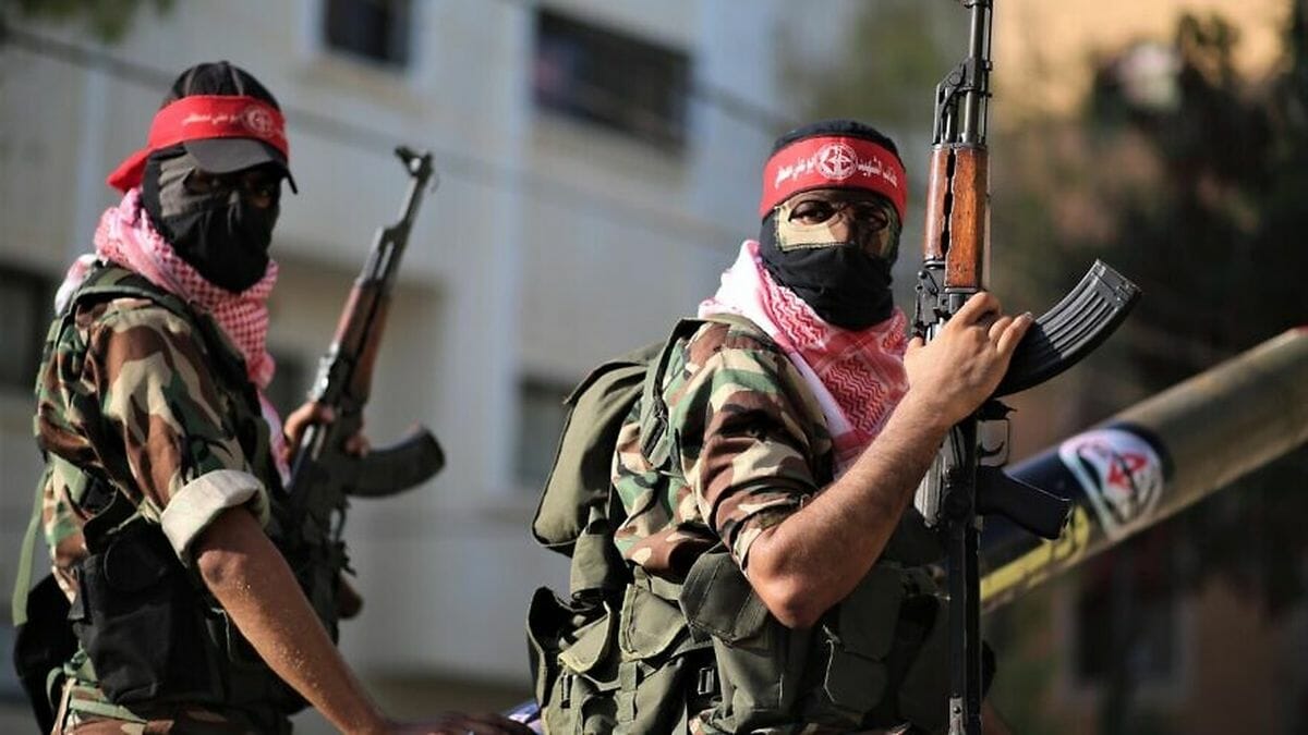 Kämpfer der Volksfront für die Befreiung Palästinas (PFLP)