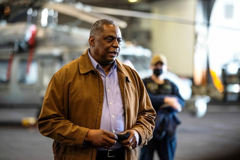 US-Verteidigungsminister Lloyd Austin in Richtung pro-iranischer Milizen: »Keine Gruppe wird unsere Soldaten ungestraft angreifen.« (U.S. Secretary of Defense/CC BY 2.0)