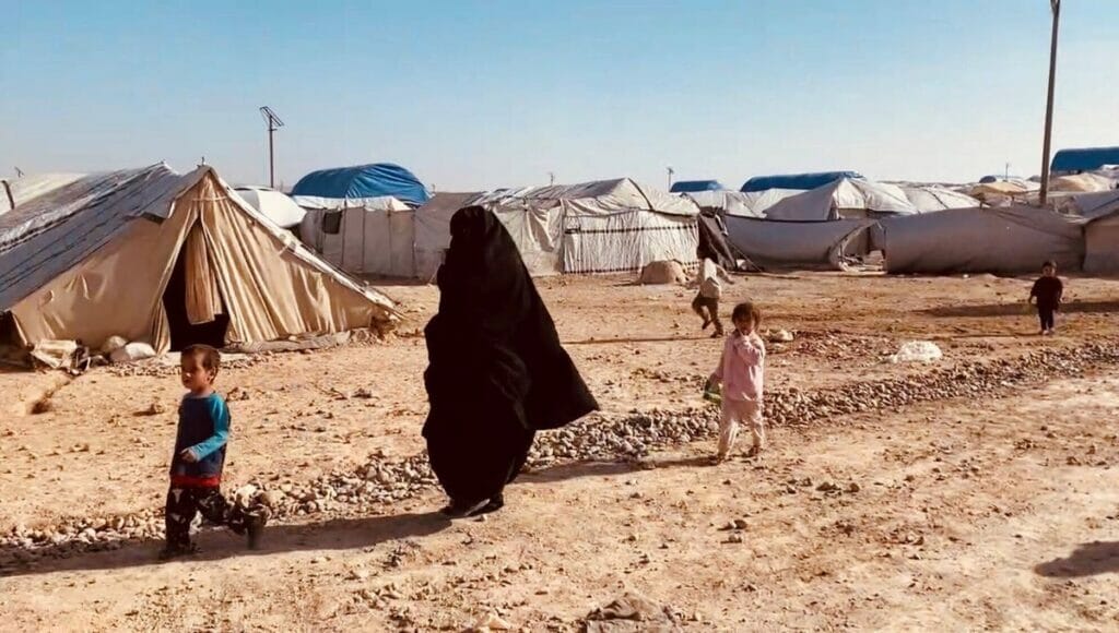 Im IS-Gefangenenlager im syrischen Hasaka sitzen Tausende irakische Terroristen