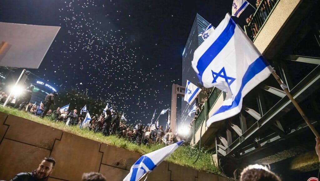 Proteste gegen die Justizreform in Israel