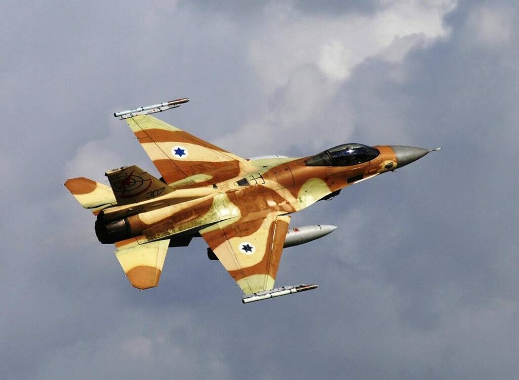 Israelische F-16 bei einer Übung in Griechenland. (imago image/StockTrek Images)