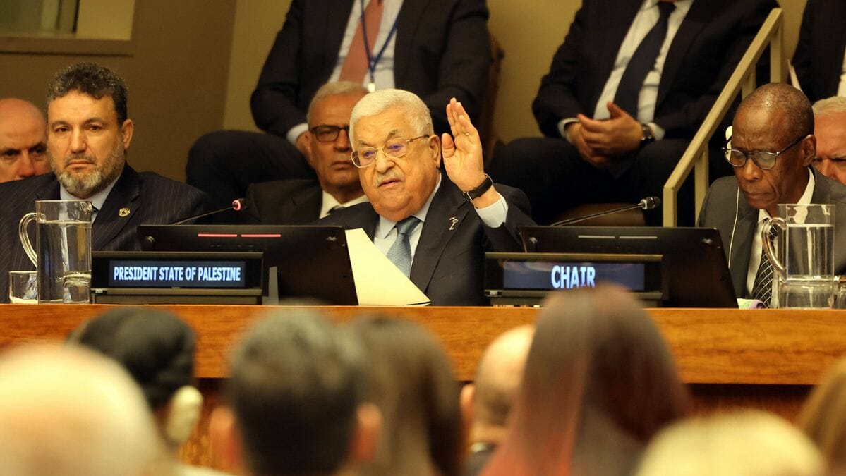 Mahmoud Abbas bei seiner Rede anlässlich des »Nakba-Tages« der UNO
