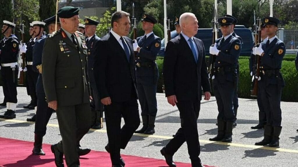 Staatsbesuch von Israels Verteidigungsminister Yoav Gallant in Athen