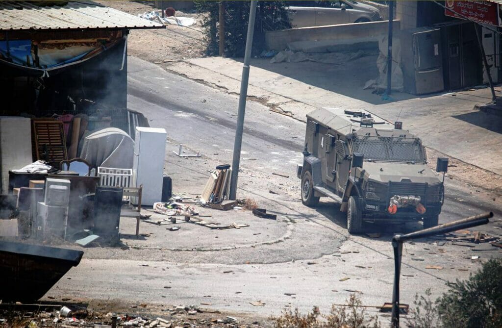 Israelischer Armeeeinsatz in Dschenin im Westjordanland. (© imago images/Sipa USA)
