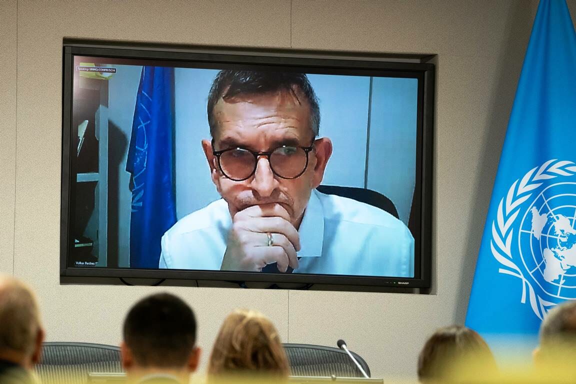 Der UNO-Sondergesandte für den Sudan, Volker Perthes. (© imago images/Derek French)
