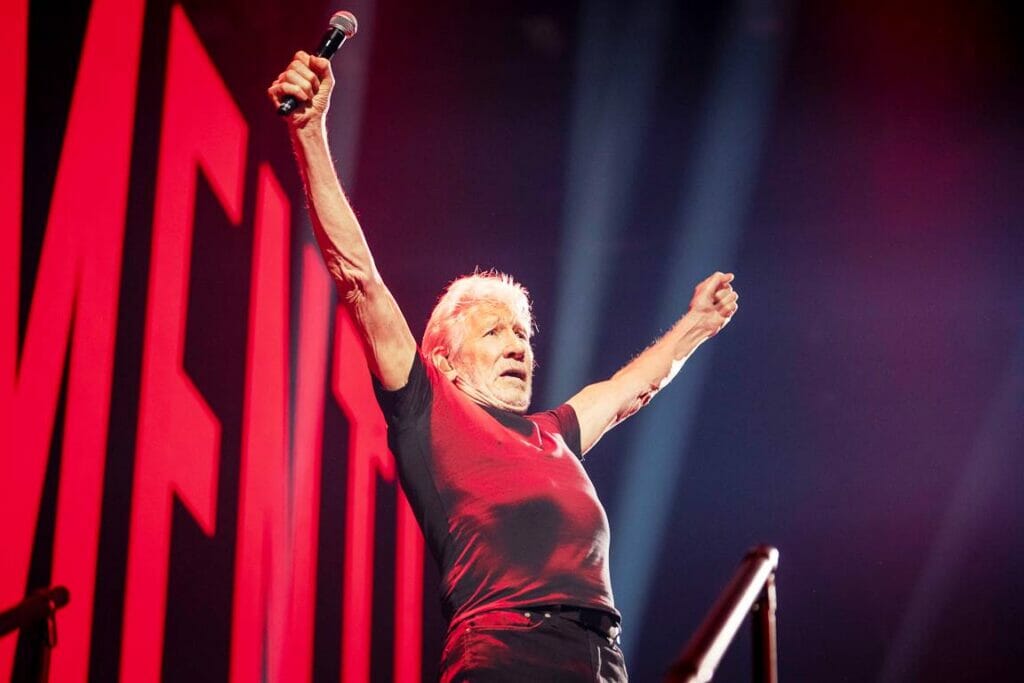 Roger Waters, hier bei einem Konzert in Mailand im März 2023. (© imago images/ZUMA Wire)
