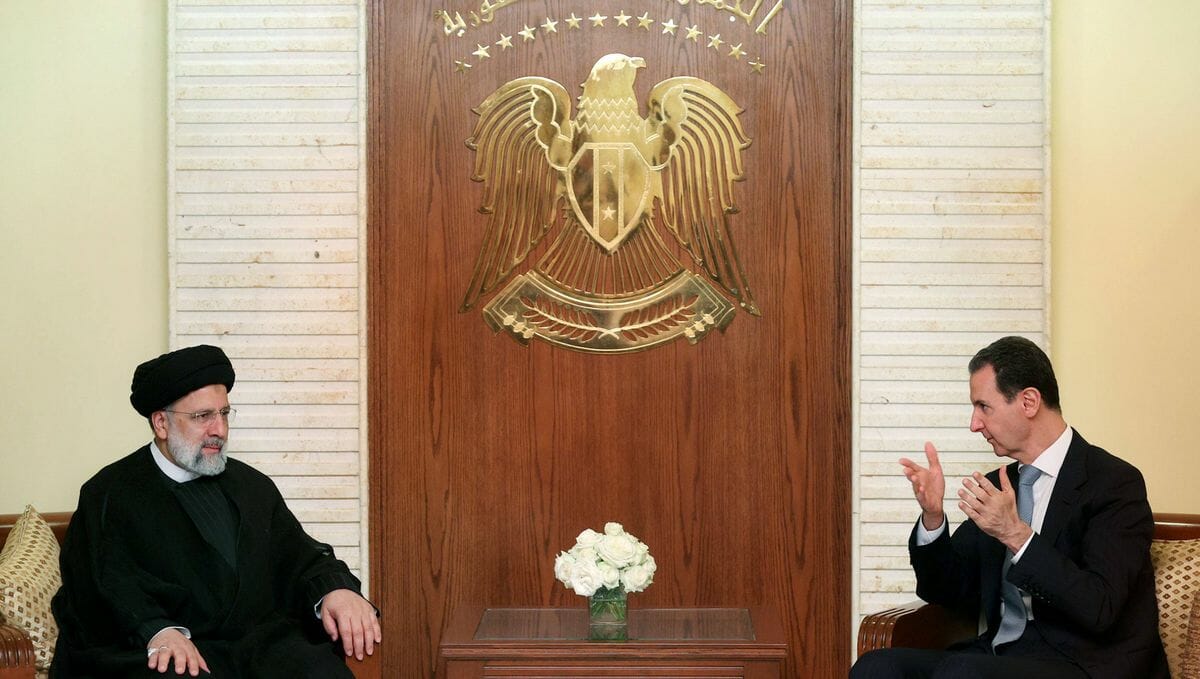 Syriens Präsident Assad empfängt seinen iranischen Amtskollegen Raisi in Damaskus