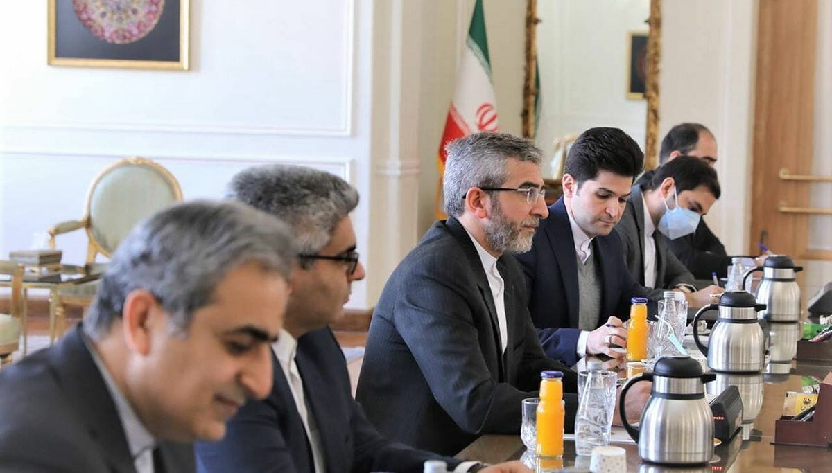 Der iranische Chefunterhändler Ali Bagheri-Kani soll sich am Dienstag in Abu Dhabi mit Vertretern der E3 getroffen haben