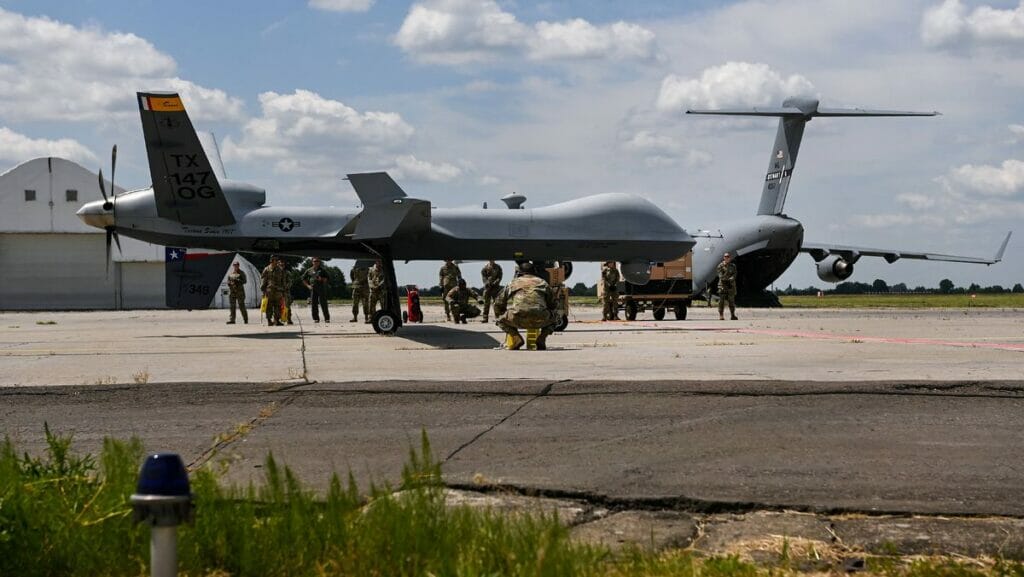 Eine US-Drohne vom Typ MQ-9
