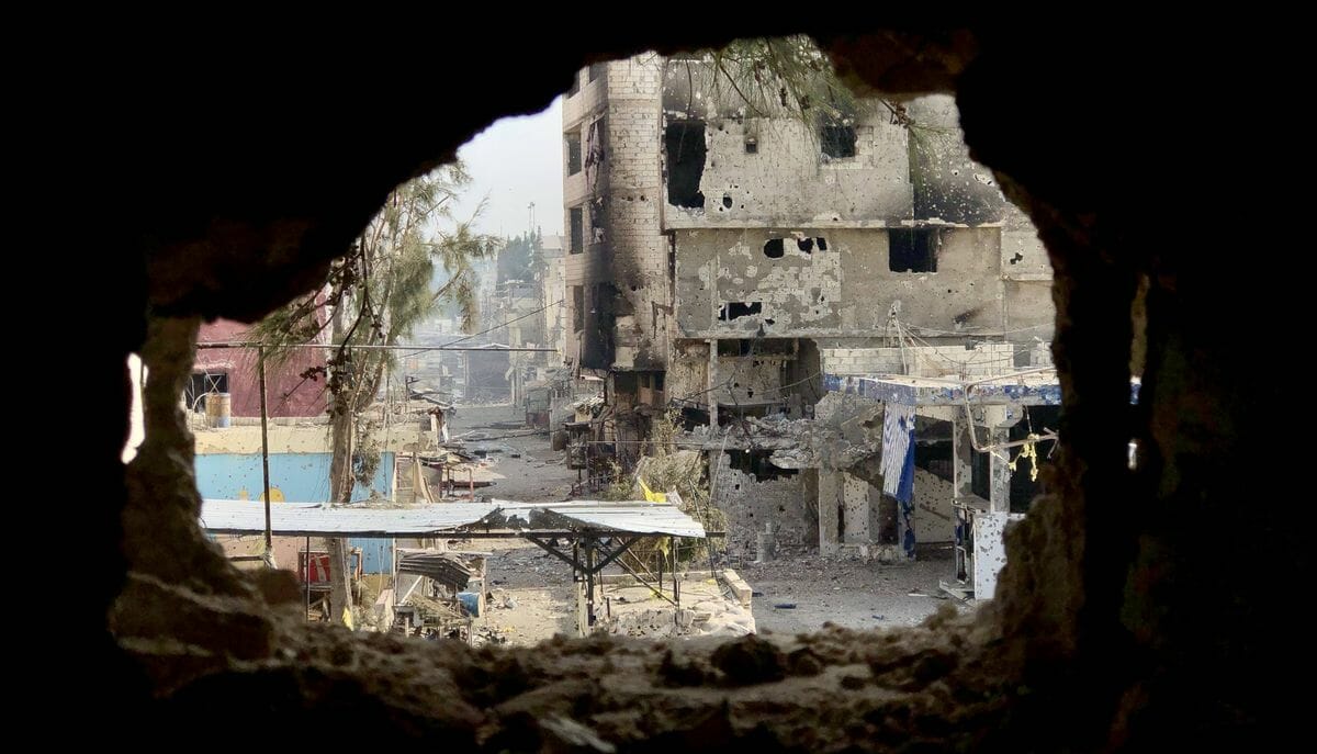 Nach den Kämpfen im palästinensischen Flüchtlingslager Ein el-Hilweh im Libanon